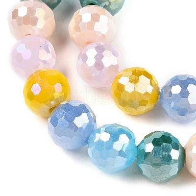 Electroplate Glass Bead Strands X-GLAA-Z006-01F-1