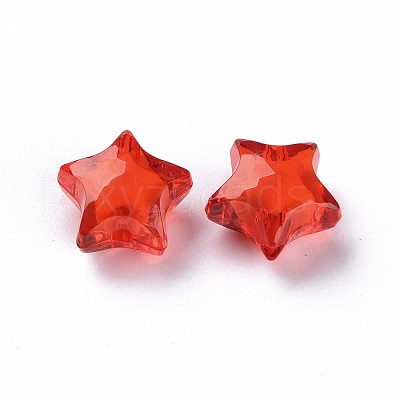 Transparent Acrylic Beads TACR-S152-02A-712-1