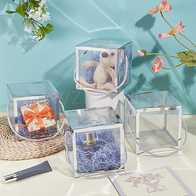 Foldable Hot Stamping Transparent PVC Packaging Boxes CON-WH0123-24A-01-1