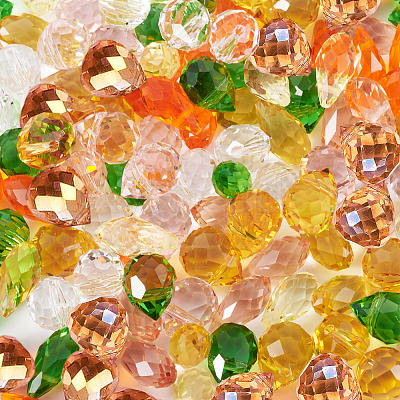 150Pcs 10 Styles Glass Beads GLAA-TA0004-35-1