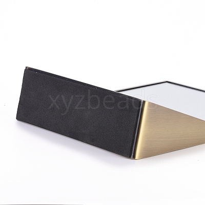 Rotatable Iron Makeup Mirror MJEW-E004-01-1
