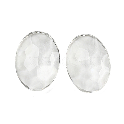 Transparent K5 Glass Cabochons GLAA-NH0001-01C-1