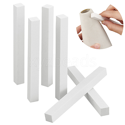 6Pcs White Corundum Grinding Whet Stone AJEW-GA0006-92-1