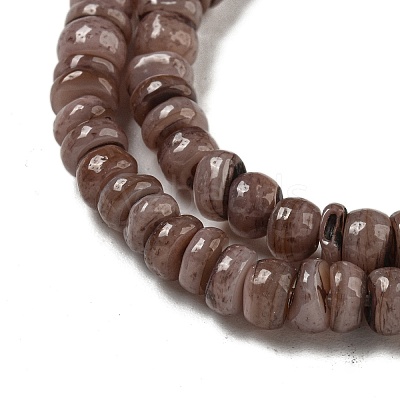 Dyed Natural Freshwater Shell Beads Strands BSHE-G039-07I-1