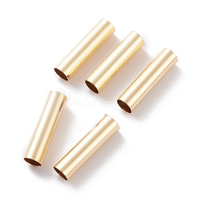 Brass Tube Beads X-KK-Y003-73A-G-1