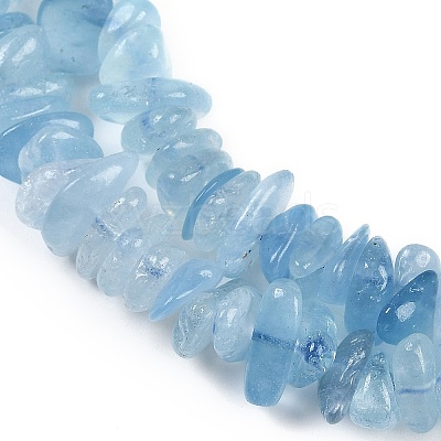 Natural Aquamarine Beads Strands G-E271-96B-1