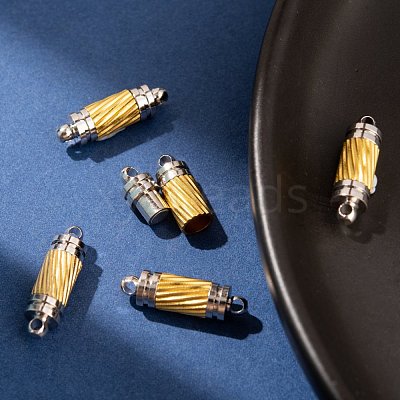 Brass Magnetic Clasps with Loops MC040-1-1