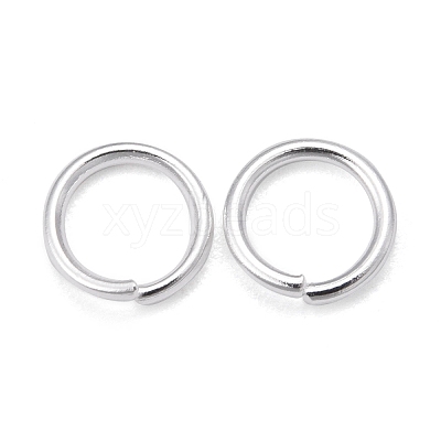 Rack Plating Brass Open Jump Rings KK-O139-18G-S-1