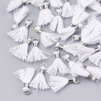 Polycotton(Polyester Cotton) Tassel Pendant Decorations FIND-S275-32P-1