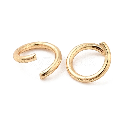 Brass Open Jump Rings KK-F860-14G-1
