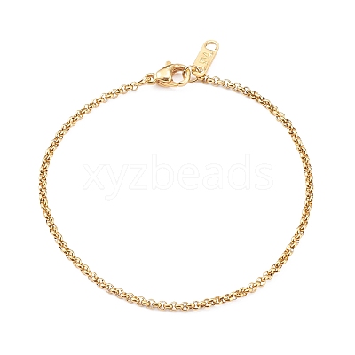 304 Stainless Steel Rolo Chain Bracelets X-BJEW-JB06029-1
