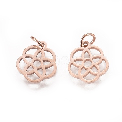 304 Stainless Steel Pendants STAS-Q201-T454R-1