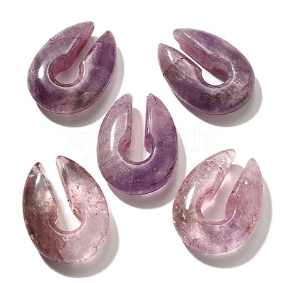 Natural Amethyst Ear Plugs Gauges G-I359-13A-01-1