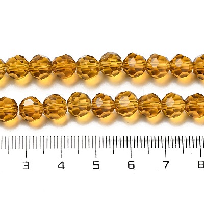 Transparent Glass Beads EGLA-A035-T8mm-D04-1