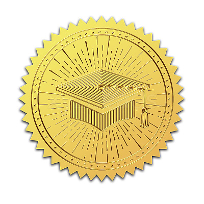 Self Adhesive Gold Foil Embossed Stickers DIY-WH0211-348-1