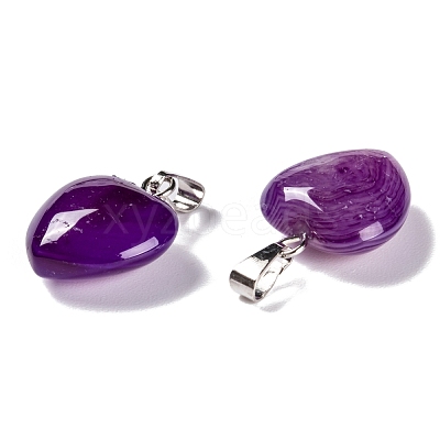 Natural & Synthetic Gemstone Pendants G-I311-A-1
