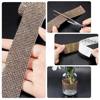 Glitter Glass Hotfix Rhinestone(Resin On The Back) DIY-WH0214-29-1