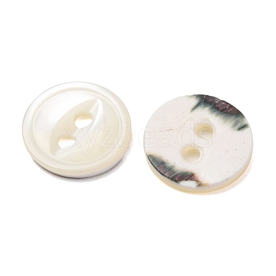 Cat Eye Style Natural Shell Buttons SH-CBAA69B-01G-1
