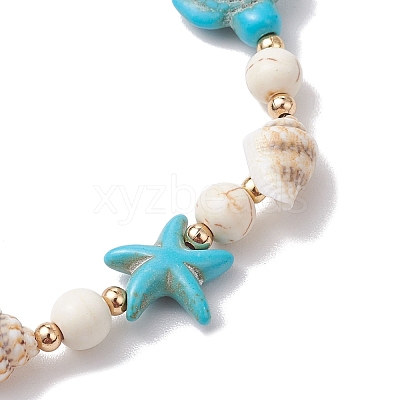 Shell Beaded Bracelets BJEW-TA00589-01-1