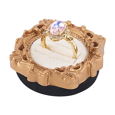Round Wood Ring Display Trays RDIS-WH0032-006A-1