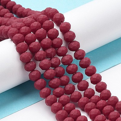 Glass Beads Strands EGLA-A034-P3mm-MD02-1