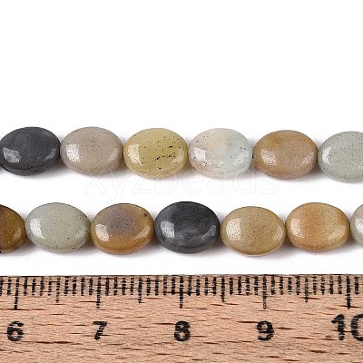 Natural Flower Amazonite Beads Strands G-T142-29-1