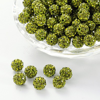 Pave Disco Ball Beads RB-H258-8MM-228-1