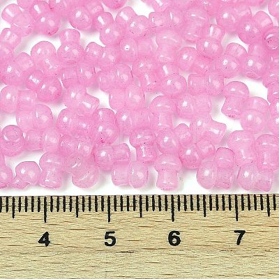 Transparent Colours Glass Seed Beads SEED-R001-01F-1