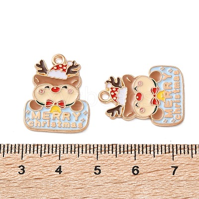 Alloy Enamel Pendants X-ENAM-I061-01KCG-06-1