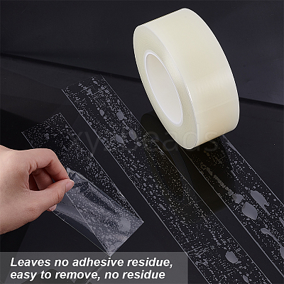 Transparent PVC Protective Film Tape for Watch Jewelry DIY-WH0750-102A-1