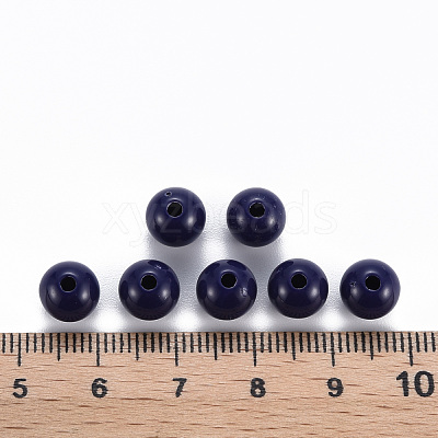 Opaque Acrylic Beads MACR-S370-C8mm-A19-1