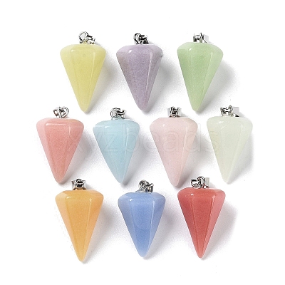 Synthetic Noctilucent Stone/Luminous Stone Pendants G-Z054-04A-1