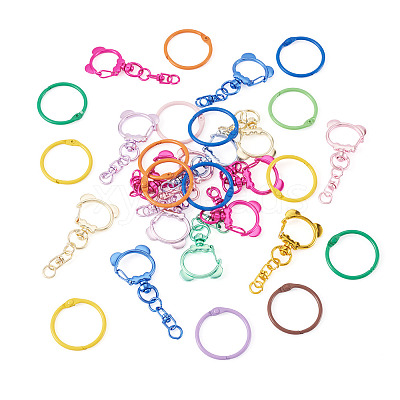15Pcs Alloy Swivel Clasps FIND-TA0010-55-1