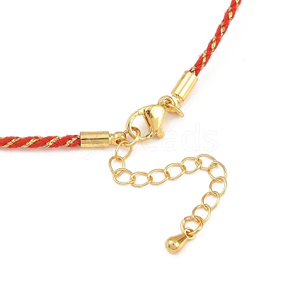 2MM Nylon Braided Cord Necklace Making MAK-A019-02G-21-1