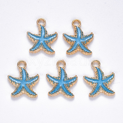 Alloy Enamel Pendants ENAM-S121-023C-1