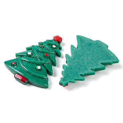 Christmas Decorations Theme Opaque Resin Decoden Cabochons RESI-Z026-01S-1