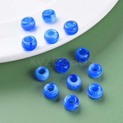 Acrylic European Beads MACR-S375-002B-02-1