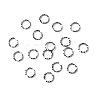 Iron Split Rings JRD6MM-01B-NF-1