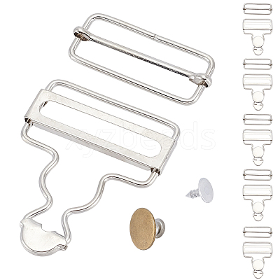 6 Bags Adjustable Iron Buckles IFIN-CY0001-05P-1