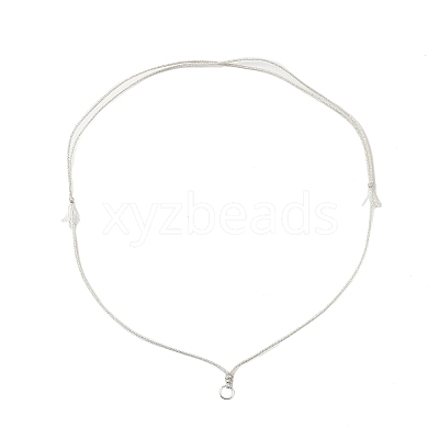 Adjustable Polyester Cord Necklace Making AJEW-JB01379-02-1