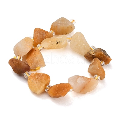 Natural Yellow Botswana Agate Beads Strands GG-CBA0B77-A21-03-1