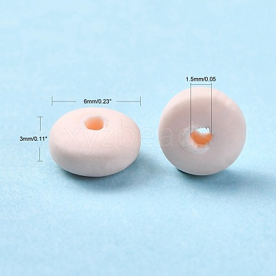 Handmade Polymer Clay Beads Strands X-CLAY-N008-008-13-1