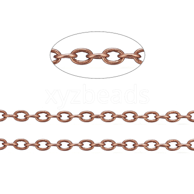 Brass Cable Chains CHC024Y-R-1