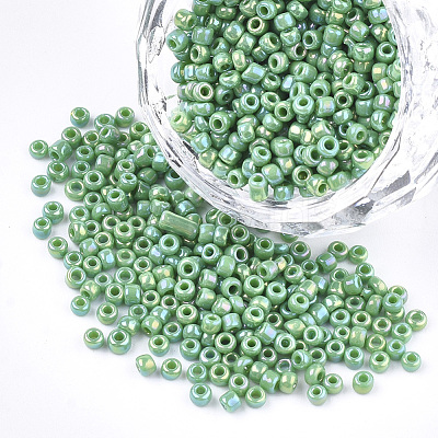 Opaque 6/0 Glass Seed Beads SEED-S023-01A-07-1