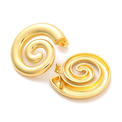 Brass Stud Earrings for Women EJEW-U015-13G-02-1
