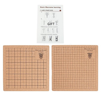 Cork Wood Blocking Mats for Knitting KNIT-PW0001-07-1