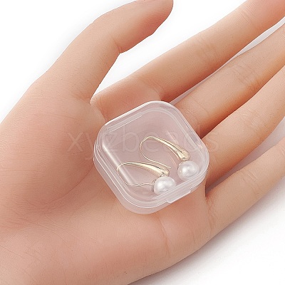 2Pcs Brass Teardrop Dangle Earrings DIY-YW0007-30-1