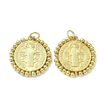 Rack Plating Brass Pendants KK-Q810-03A-G-1