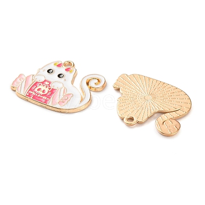 Halloween Alloy Enamel Pendants ENAM-Z022-02D-1