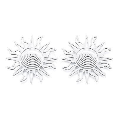 Non-Tarnish 201 Stainless Steel Filigree Joiners STAS-N090-LA950-1-1